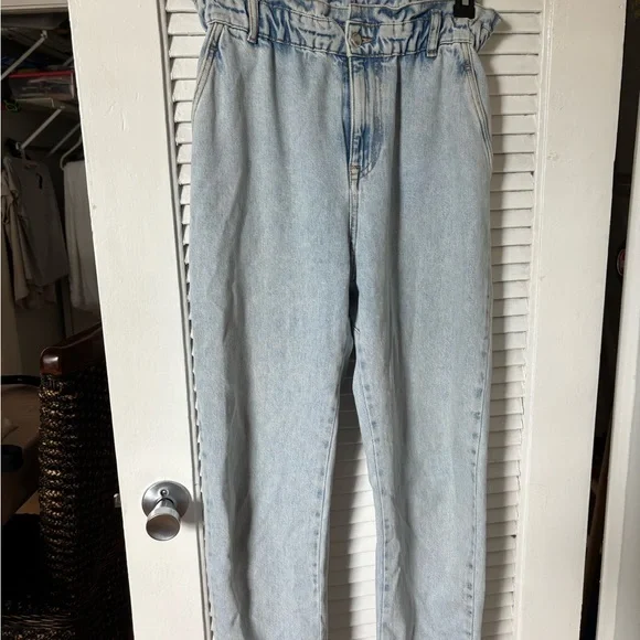 Zara Sky Blue High-Rise Women's Jeans - Picture 2 of 3